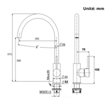 Mitigeur de Cuisine Oro