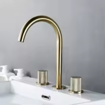 Migitigeur de salle de bain finition Or Brossé Saleccia