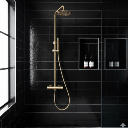 Colonne avec ciel de Douche Orora – Finition Or Brossé