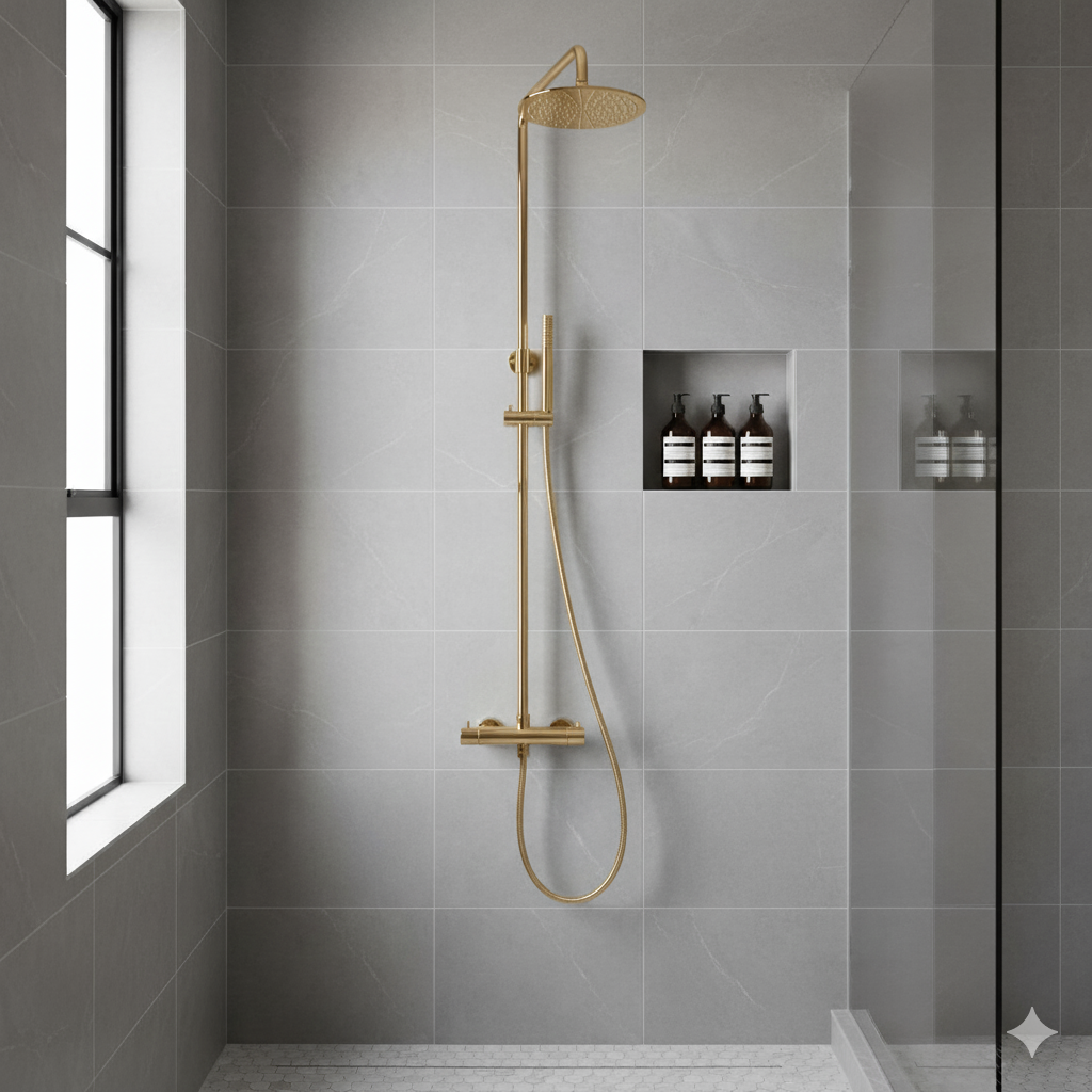 Colonne de douche mitigeur thermostatique Palombaggia