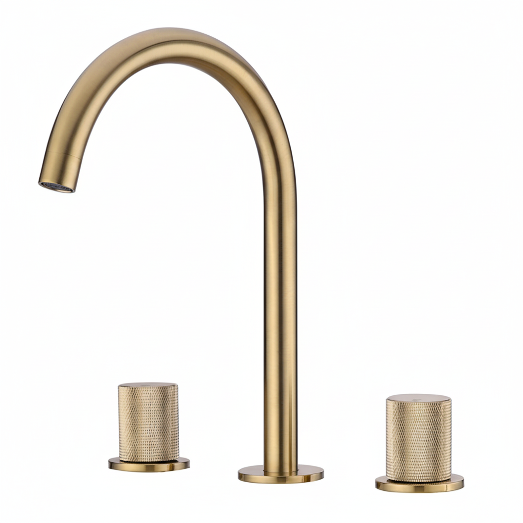 Migitigeur de salle de bain finition Or Brossé Saleccia