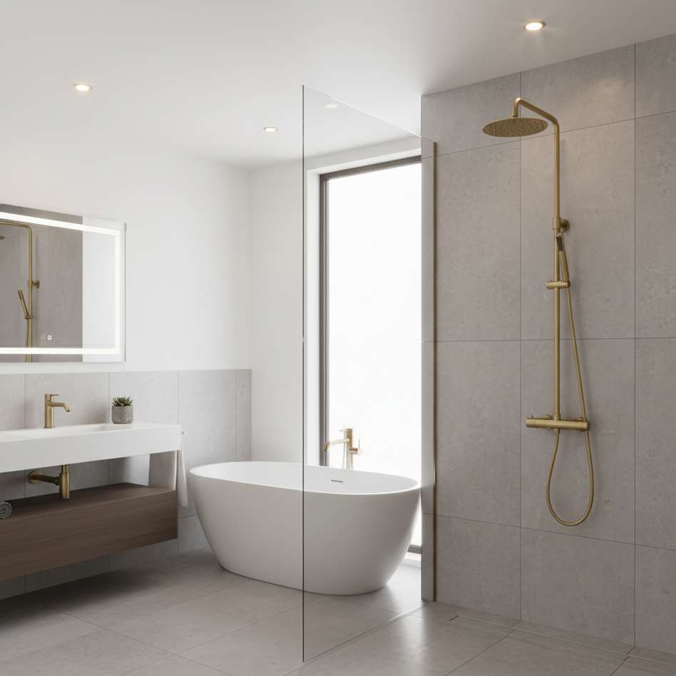 Colonne de douche mitigeur thermostatique Palombaggia