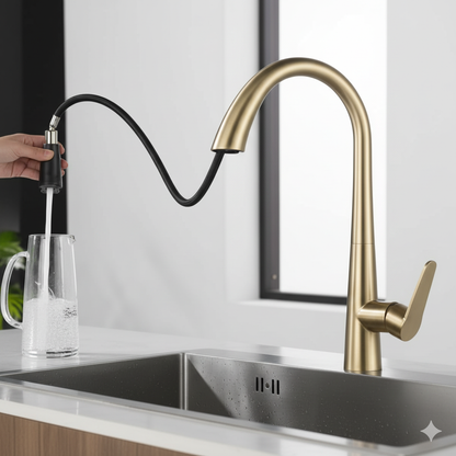Mitigeur de Cuisine avec Douchette Étirable Cigno