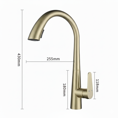 Mitigeur de Cuisine avec Douchette Étirable Cigno