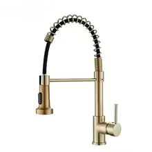 Mitigeur Douche Amovible Or Brossé - Jet & Douchette amovible