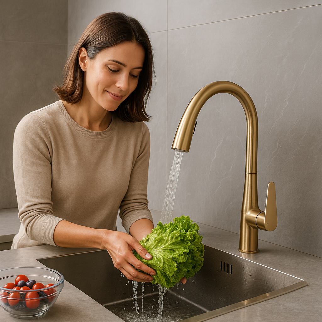 Mitigeur de Cuisine avec Douchette Étirable Cigno